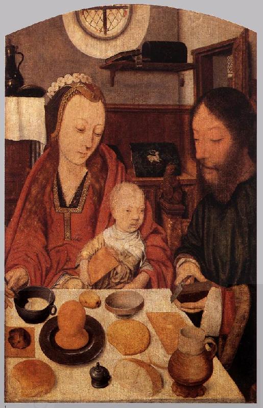MOSTAERT, Jan The Holy Family at Table ag China oil painting art